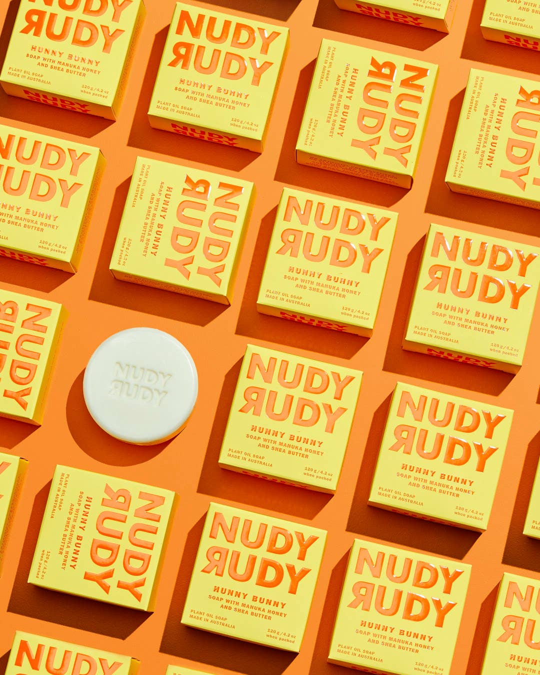 Nudy Rudy Bar Soap 4.2oz - Hunny Bunny