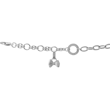 DOUBLE BOW CHARM - STERLING SILVER