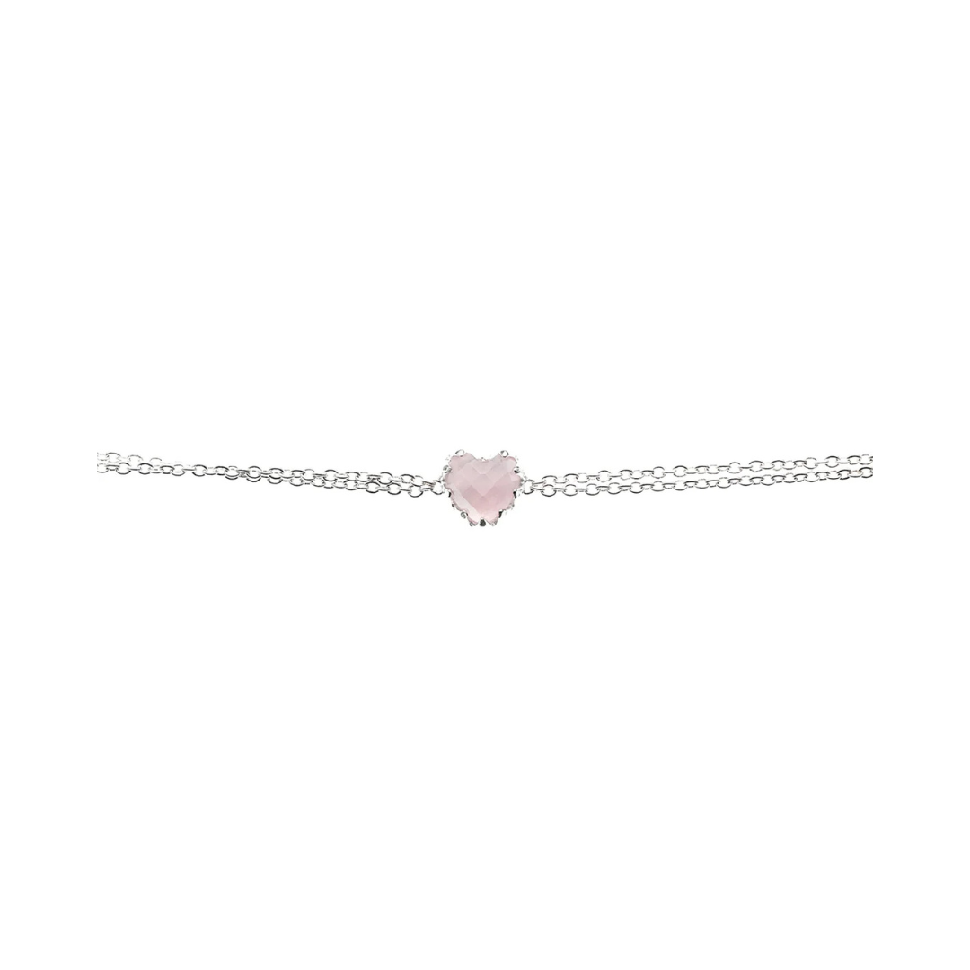 Love Claw Bracelet Rose Quartz