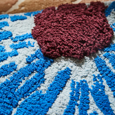 Isabella Bath Mat - Azure