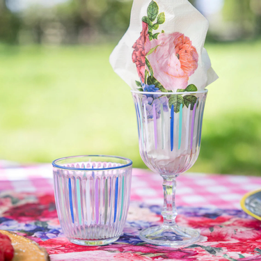 Talking Tables - Tumbler - 8.5cm - Blue & White Stripes