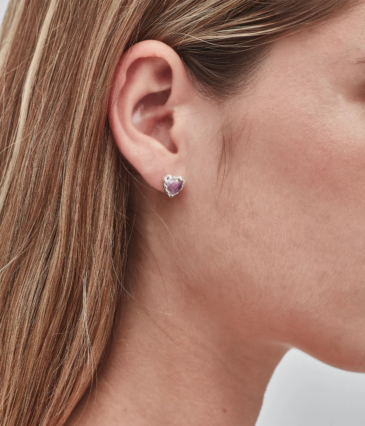Love Claw Earrings - Mystic Quartz