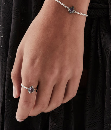 Jagged Teardrop Ring