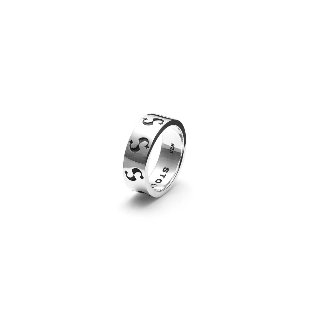S-Logo Imprint Band Narrow