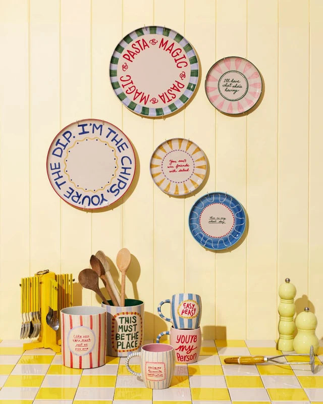 LOVE NOTES PLATTER - PASTA STRIPE