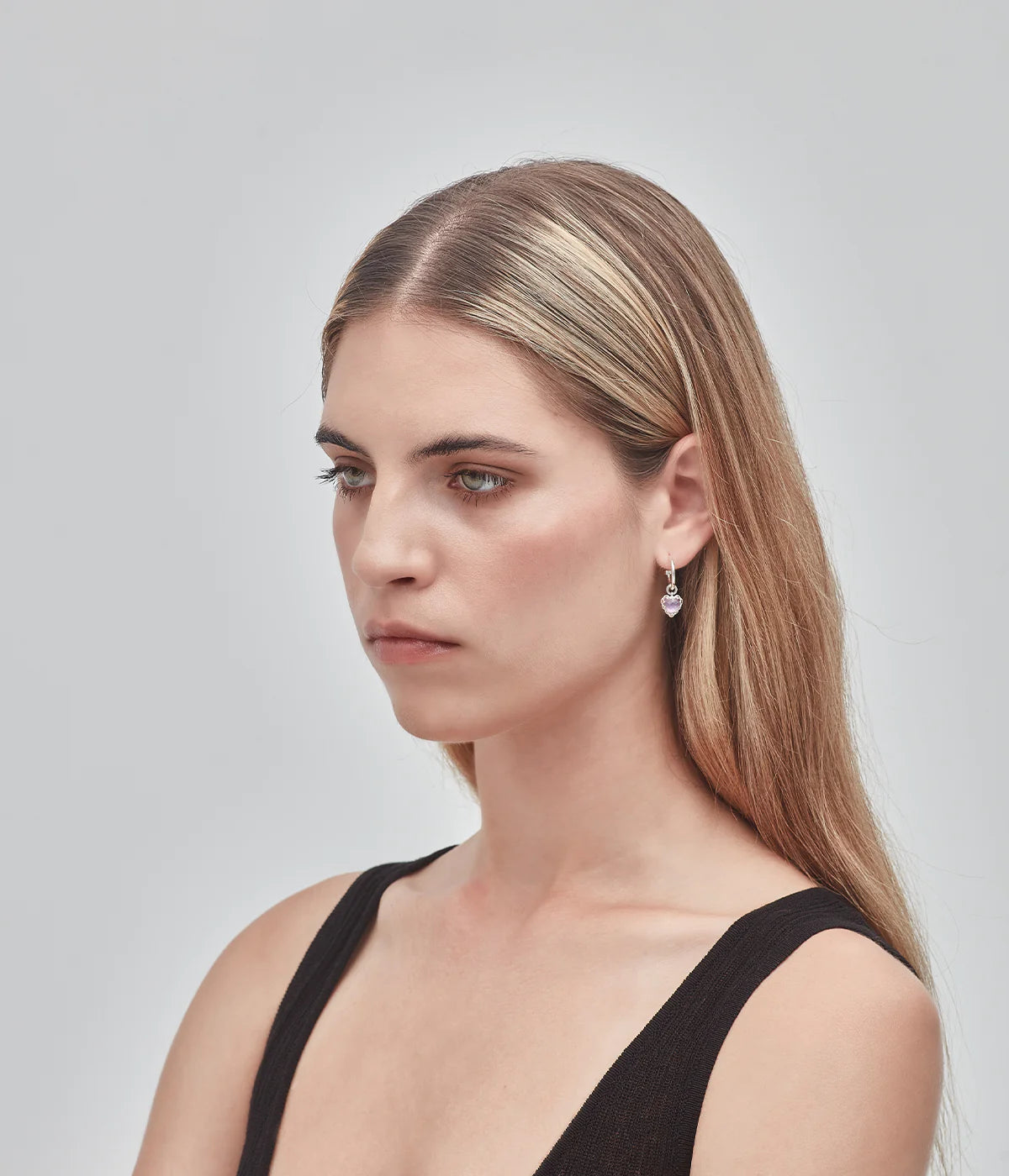 Love Claw Anchor Earrings - Mystic Quartz