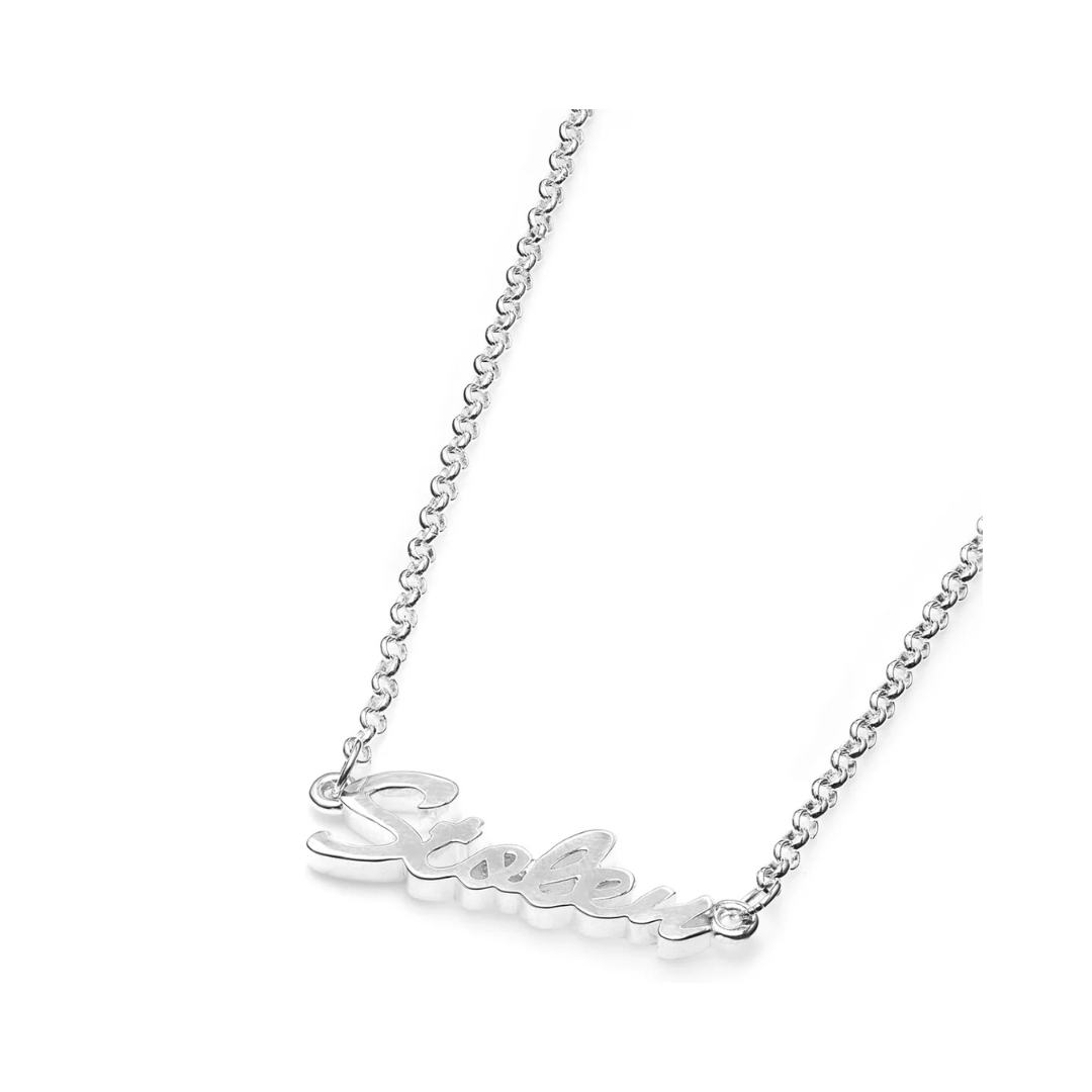 Stolen Script Necklace