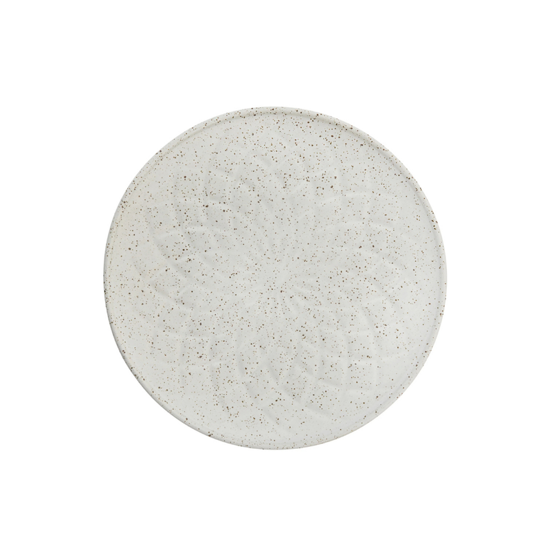 20cm Plate in White Gloss / Hardware Lane