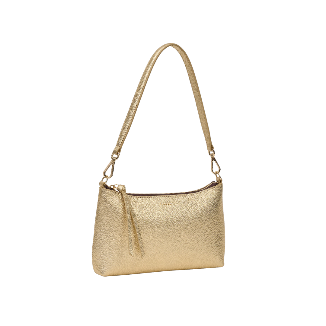 Haven Shoulder Bag - Champagne Metallic