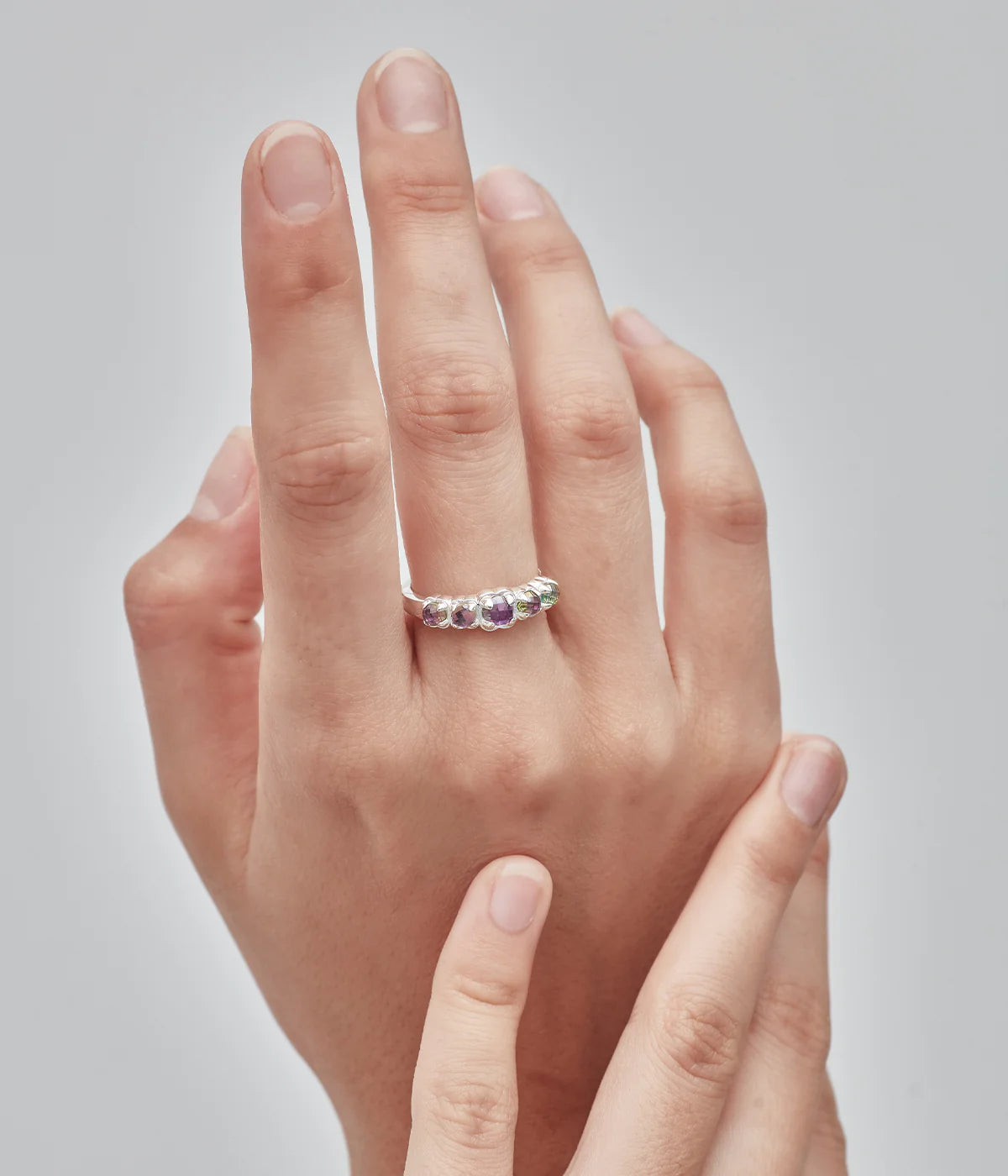 Halo Cluster Ring - Mystic Quartz