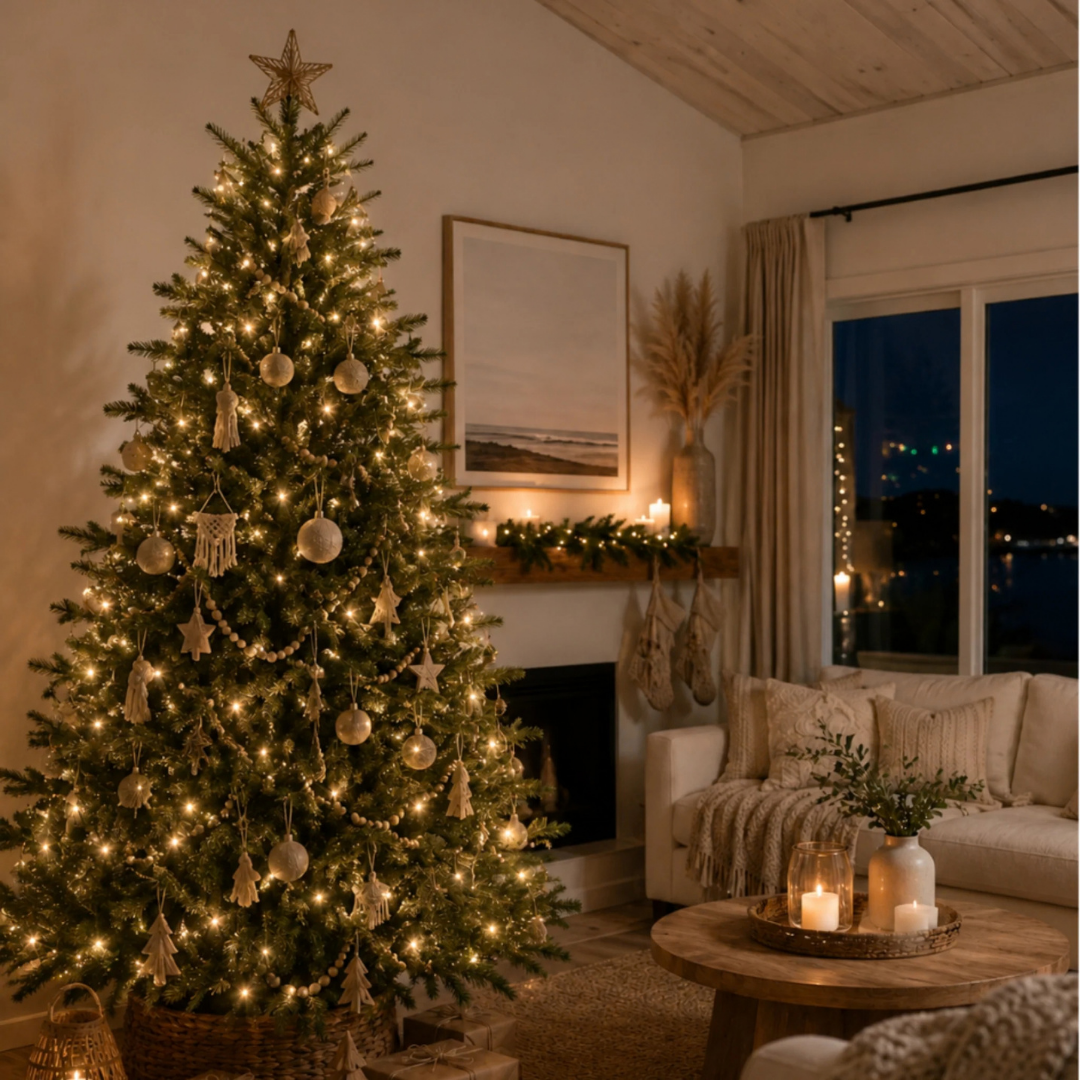 Fairy Lights Mains Powered 20m, Black Cable, Warm White - Indoor/Outdoor
