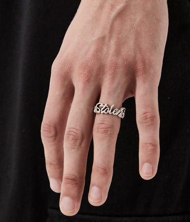 Sentimental Script Ring