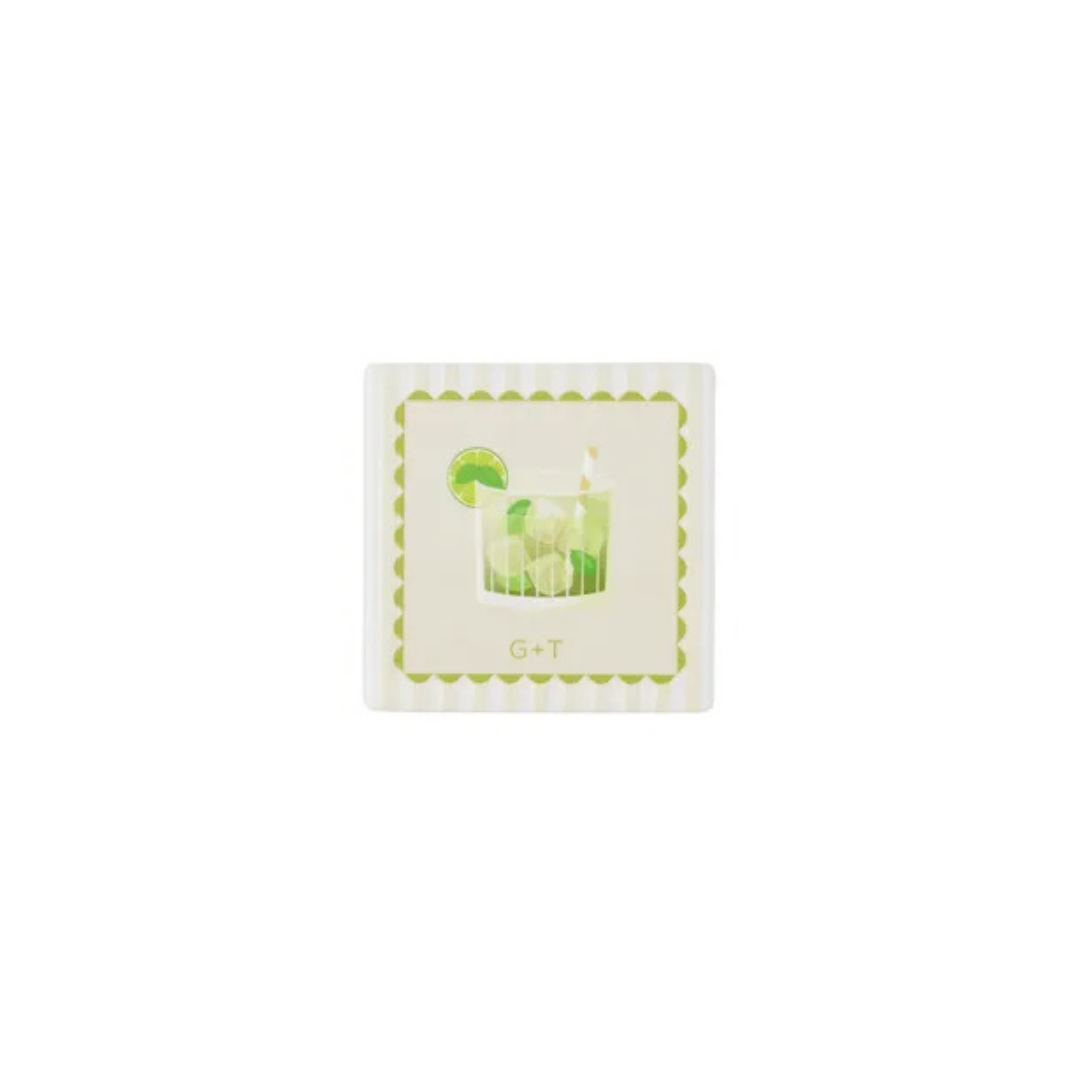 Aperitif Ceramic Coaster 10cm Assorted