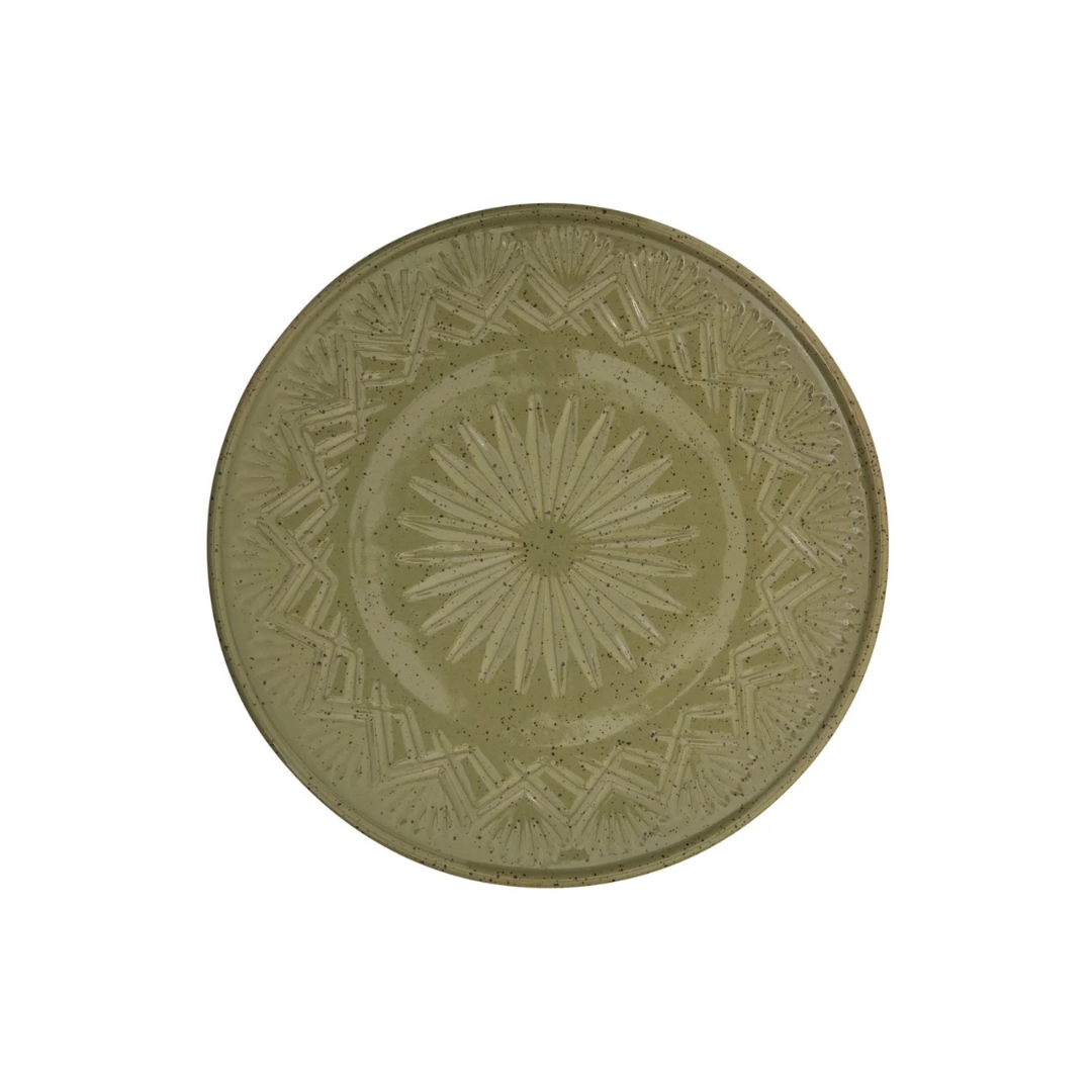 20cm Plate in Peppercorn / Hardware Lane