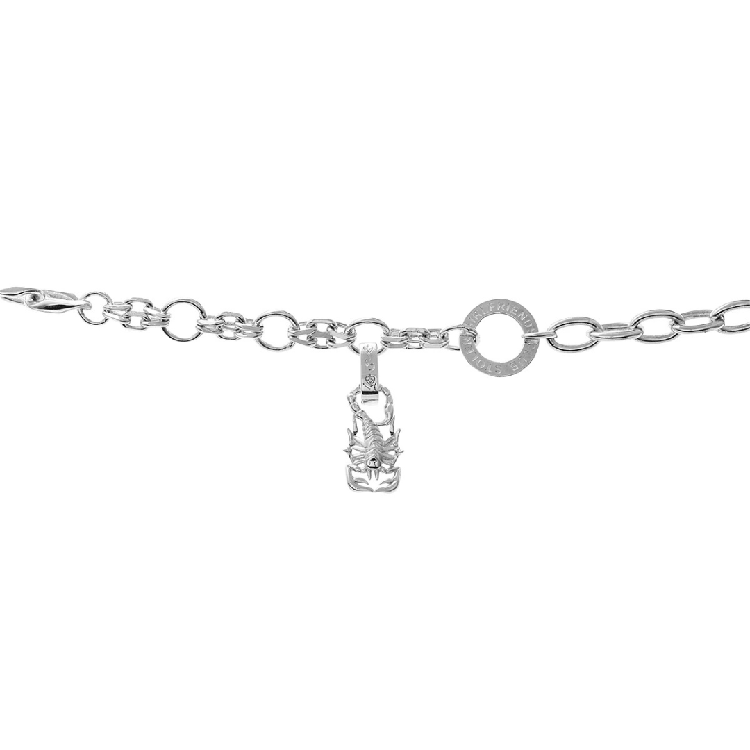 Scorpion Charm - Sterling Silver