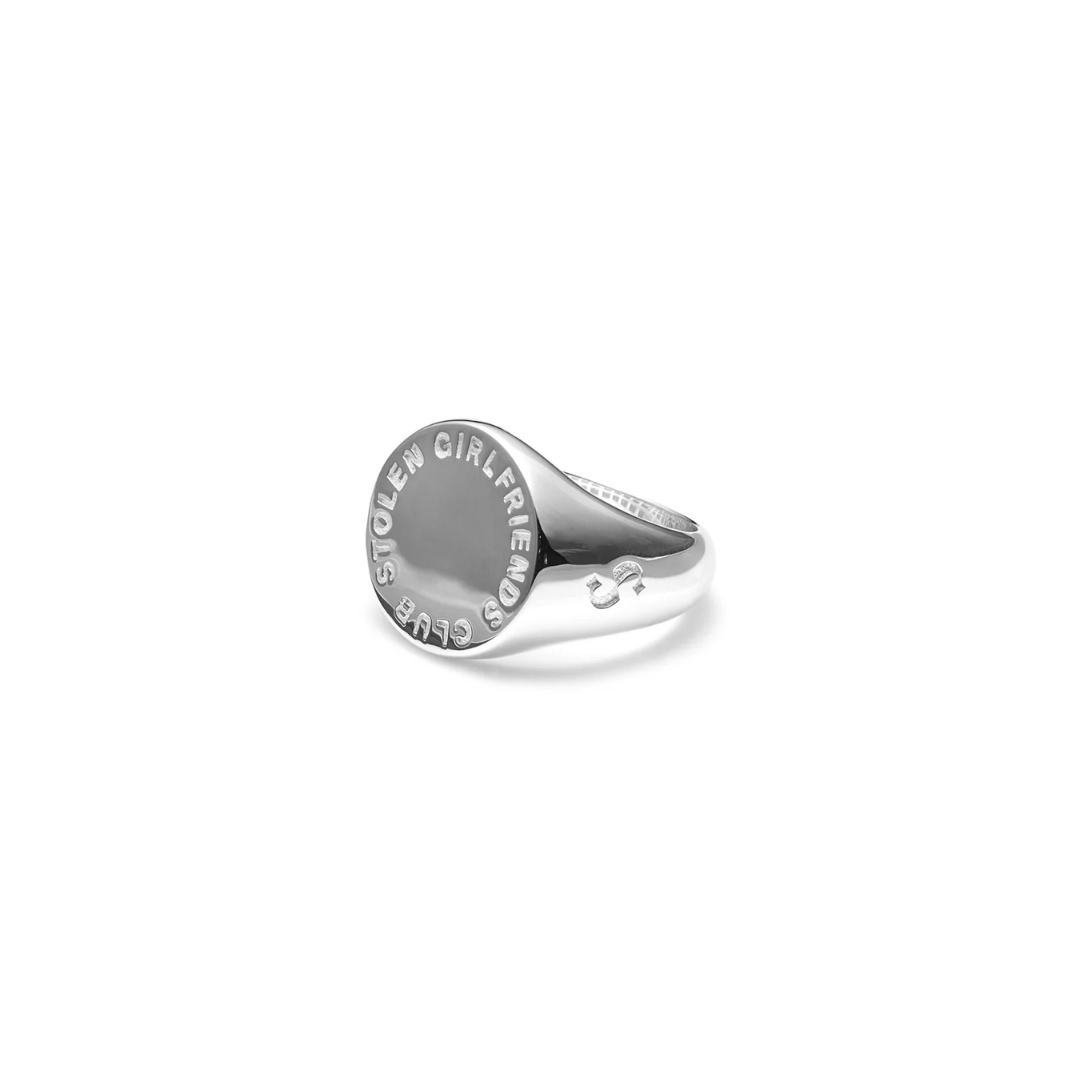 Text Logo Sovereign Ring