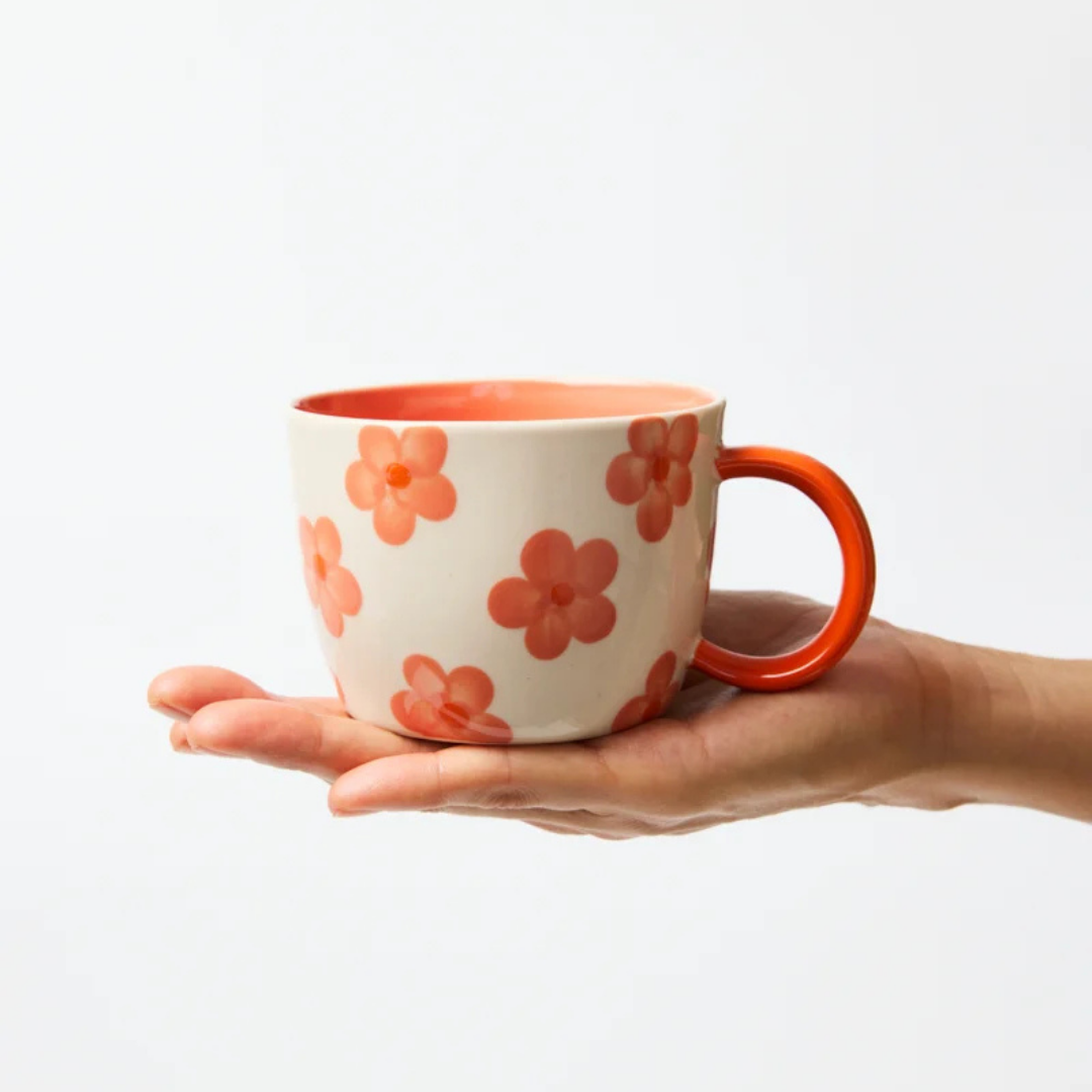 Chino Mug Daisy Peach