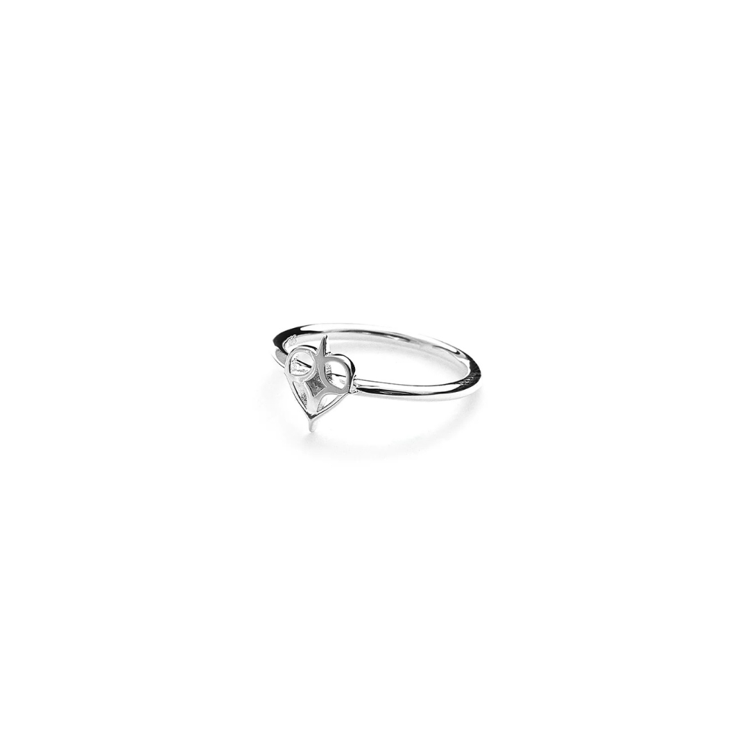 Micro Tattoo Heart Ring