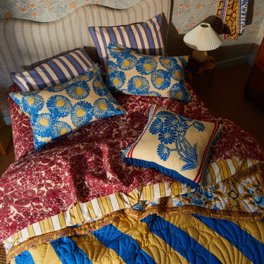 Emilia Embroidered Cushion Feather Insert Item