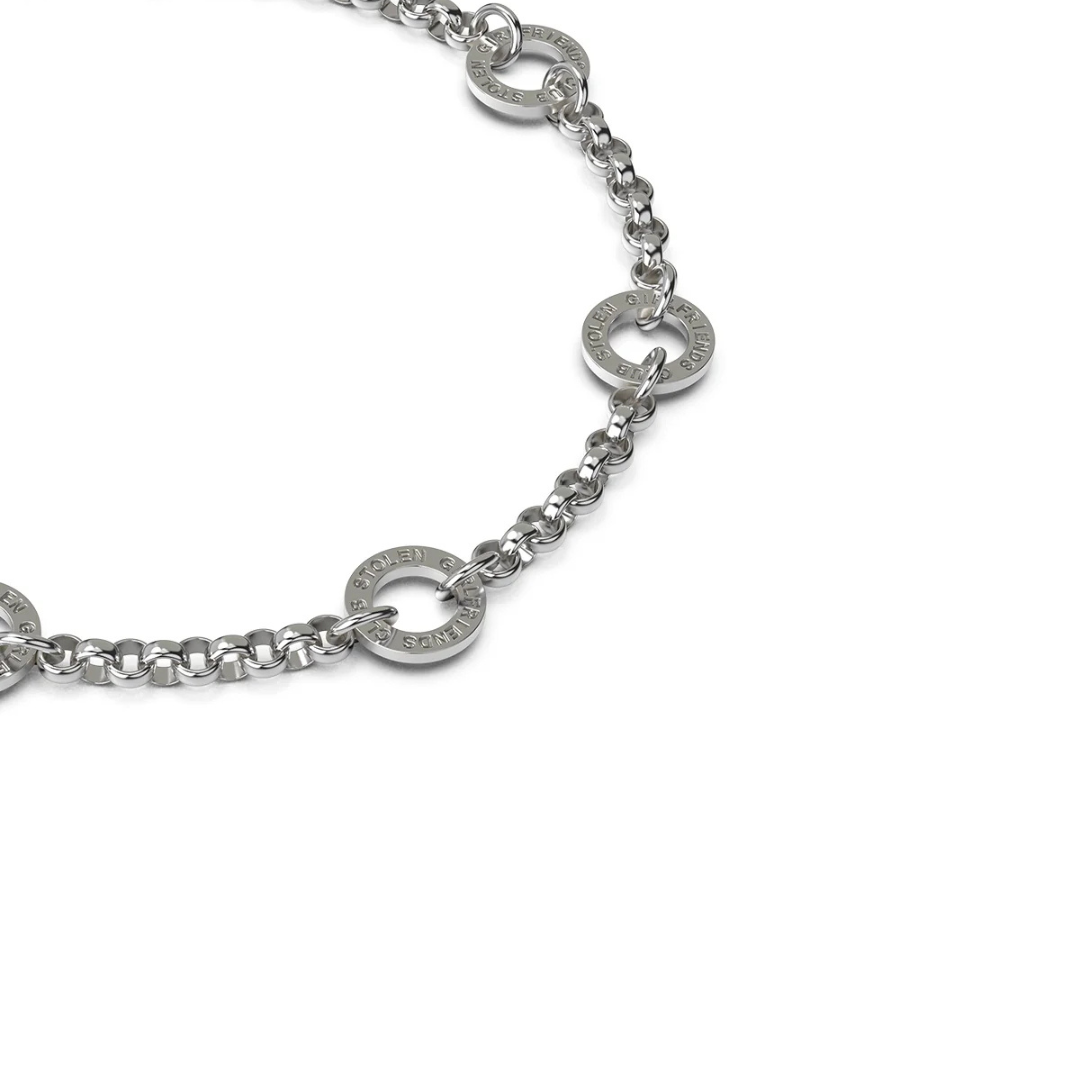 Halo Charm Bracelet - Silver