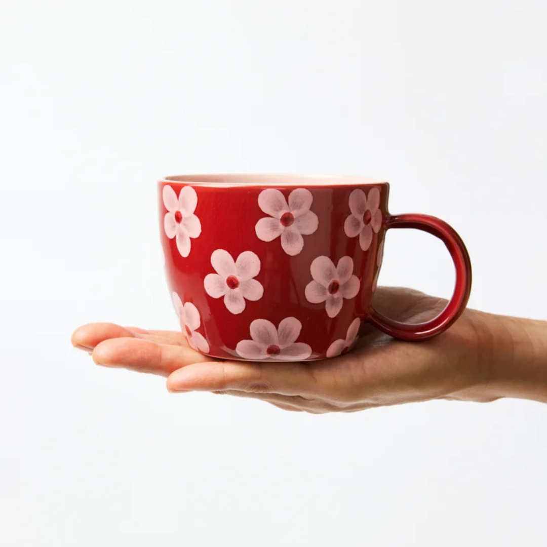 Chino Mug Daisy Wine