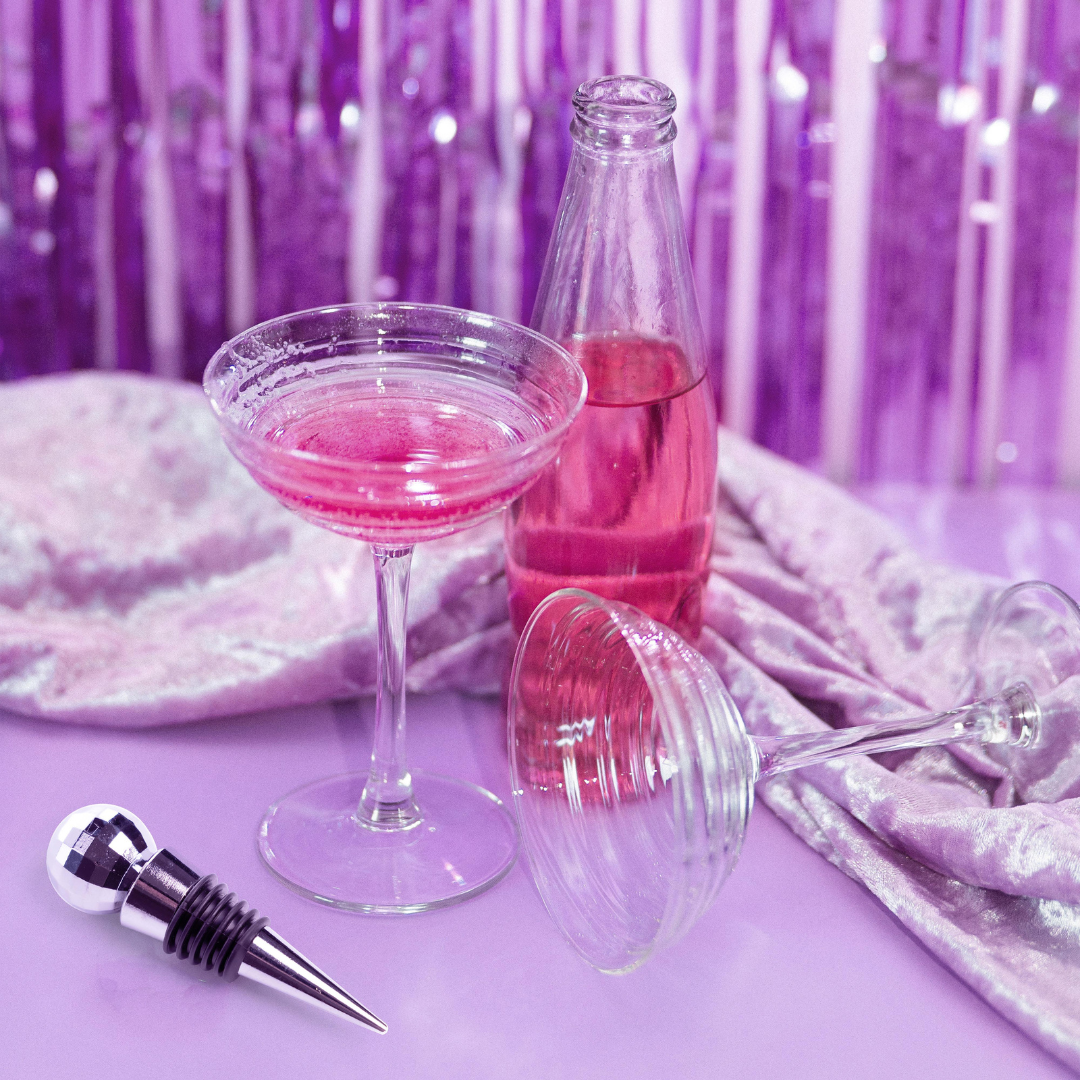 Disco Wine Stopper Silver