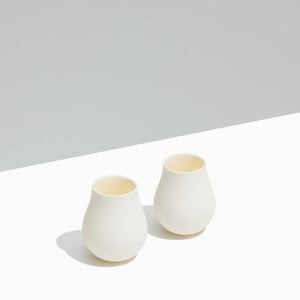 Bubble Gin Cup Set | Unbreakable Silicone : Coconut