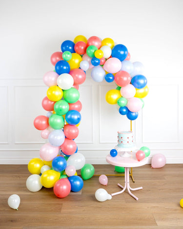 Bright Birthday Balloon Garland Set