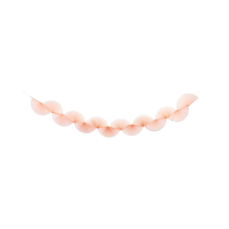 Pink Tissue Bunting Banner