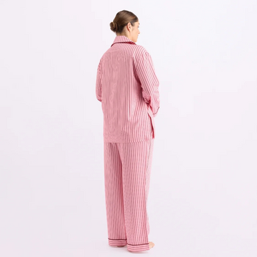 Long Sleeve Sleep Shirt - Rocky Road Stripes