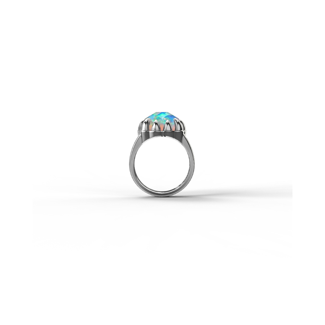 Claw Ring Opal