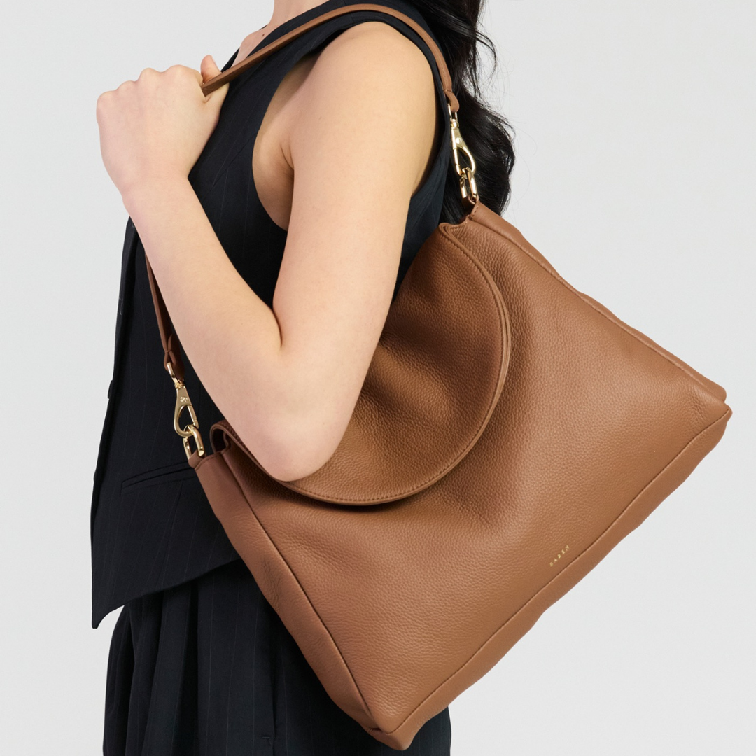 Becks Crossbody - Tan Luxe