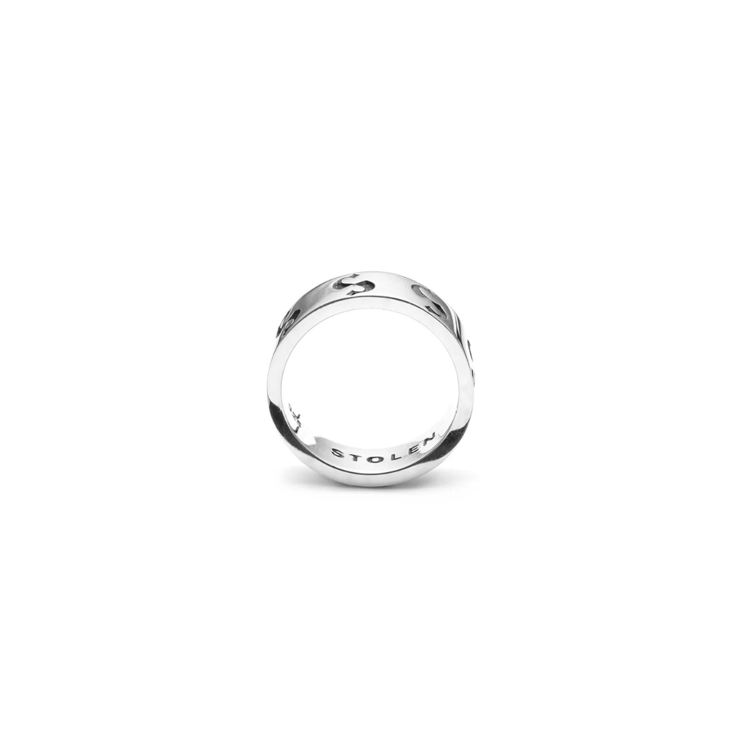 S-Logo Imprint Band Narrow