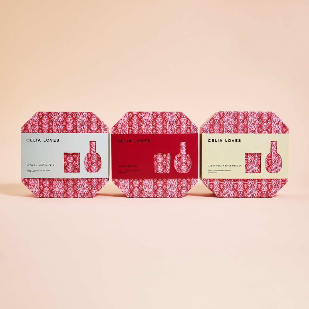 Candle & Room Spray Duo Set - Green Pear & Spice Medley