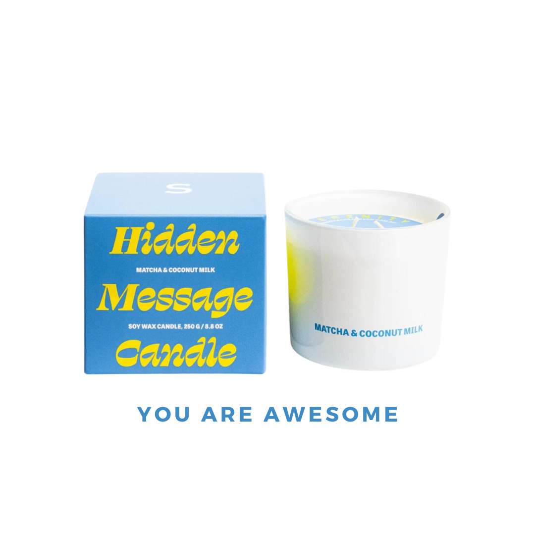&quot;YOU ARE AWESOME&quot; CANDLE