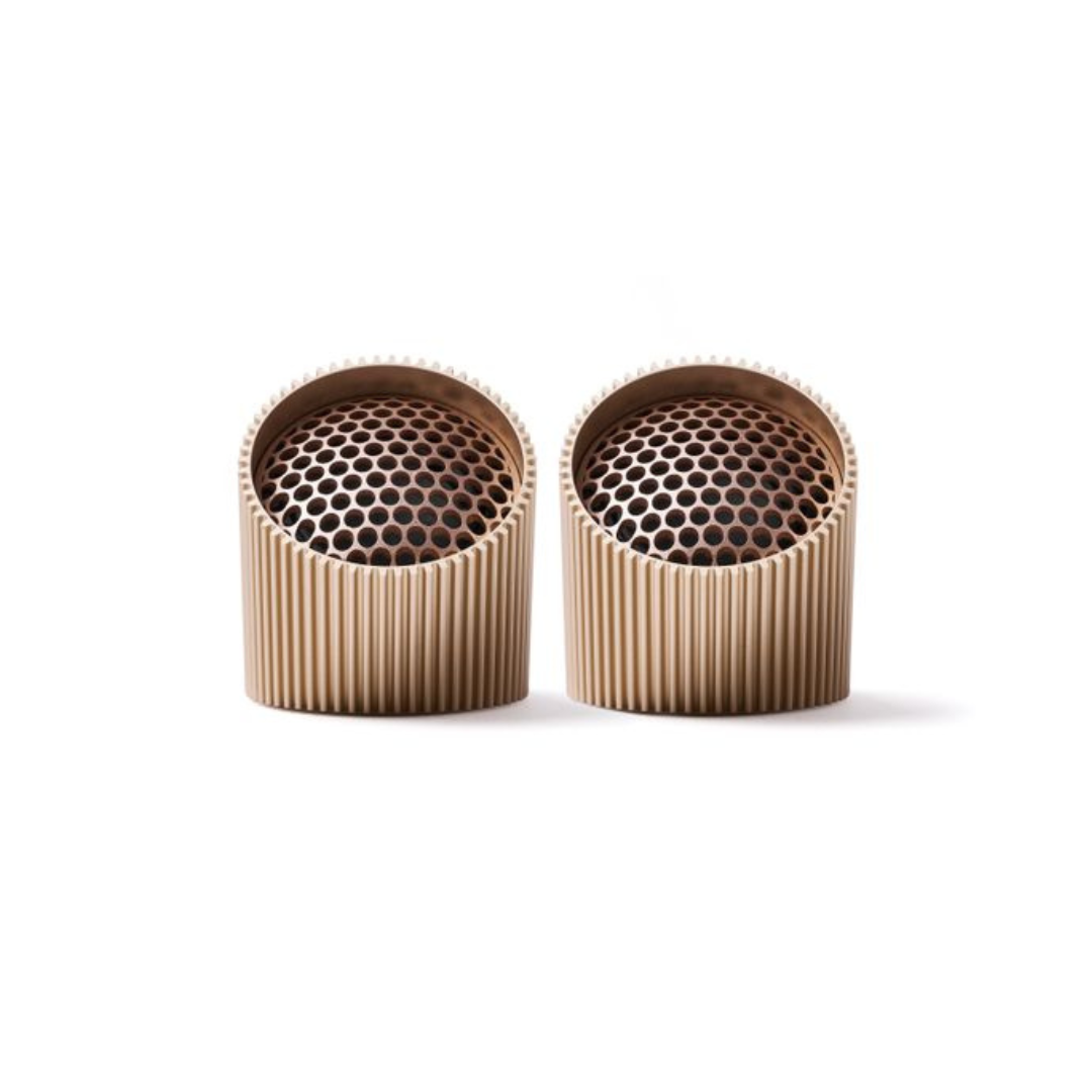Ray-Set of Magnetic B/T Speakers Vivid Gold