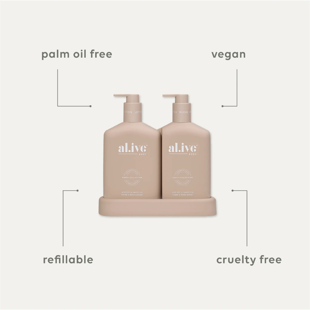 Wash & Lotion Duo - Apricot & Sweet Fig