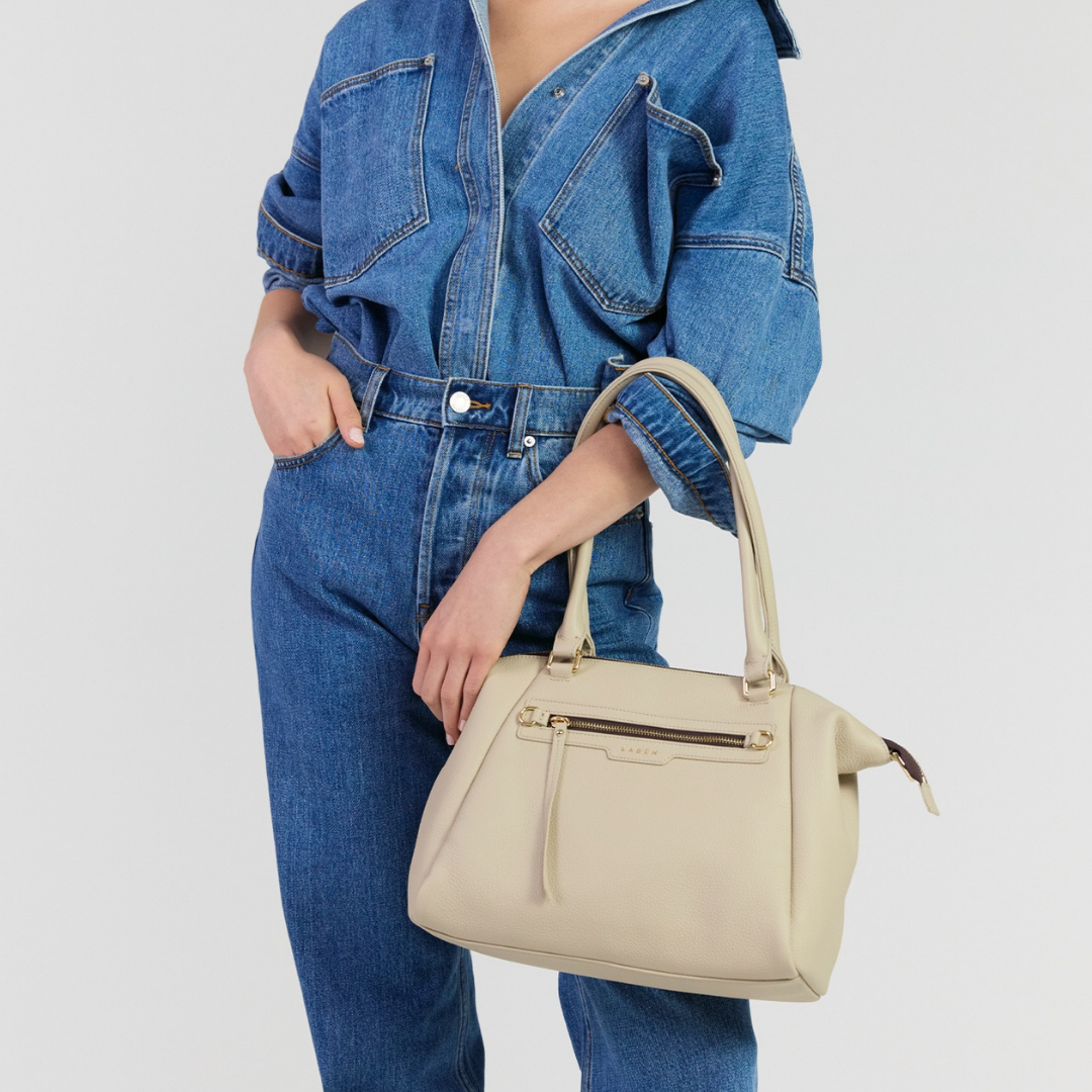 Gita Shoulder Bag - Oyster Luxe