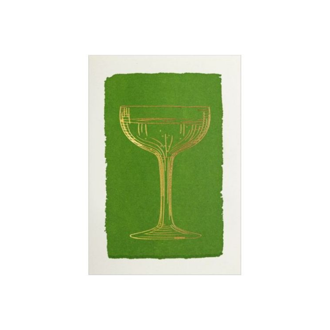 Mini Card - Champagne Glass