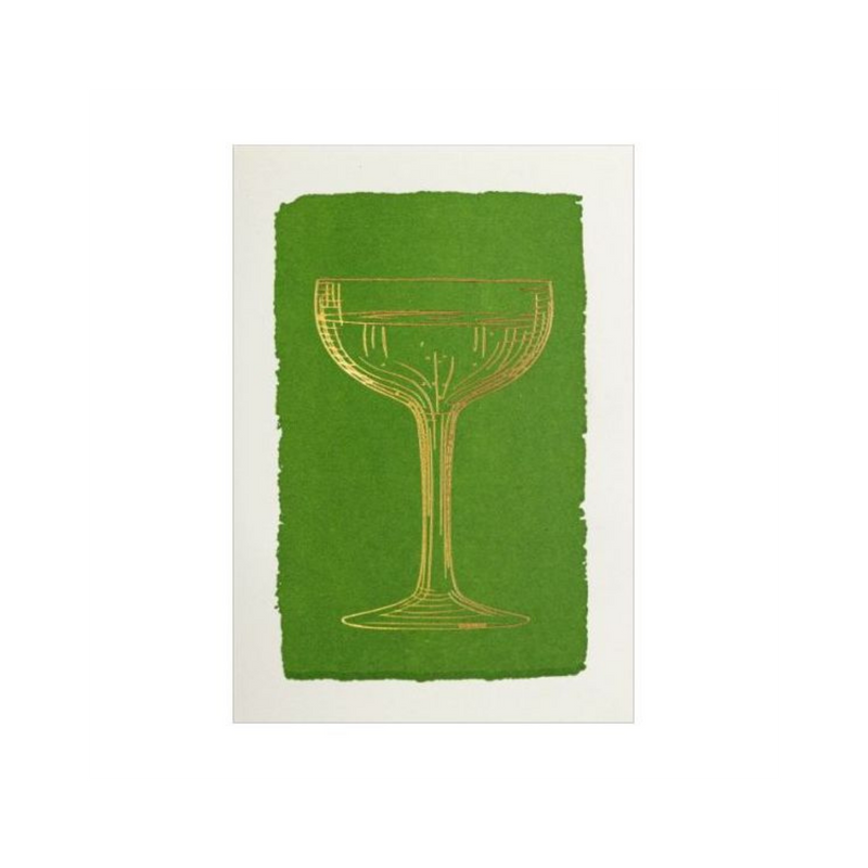Mini Card - Champagne Glass