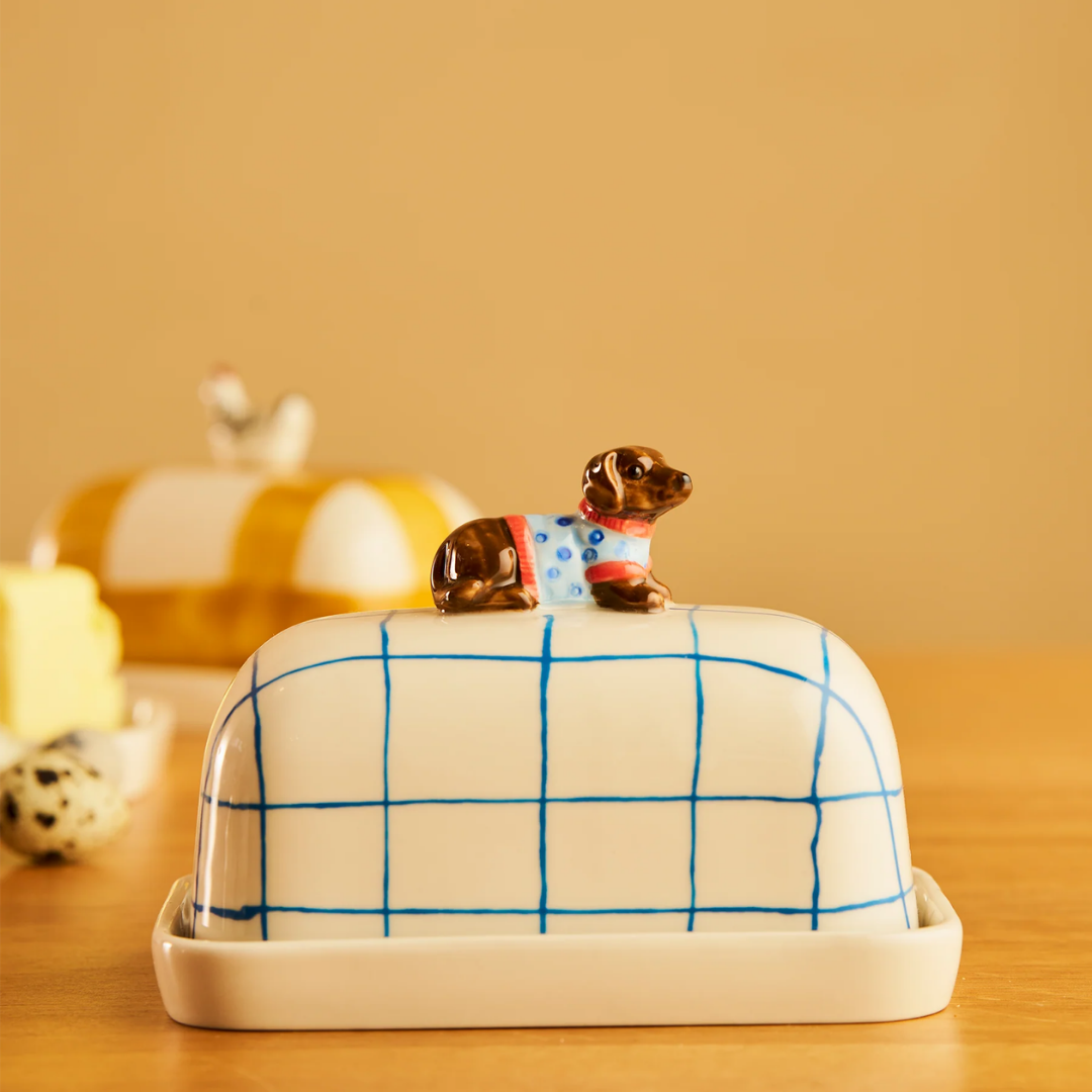 Butter Dish - Dachshund