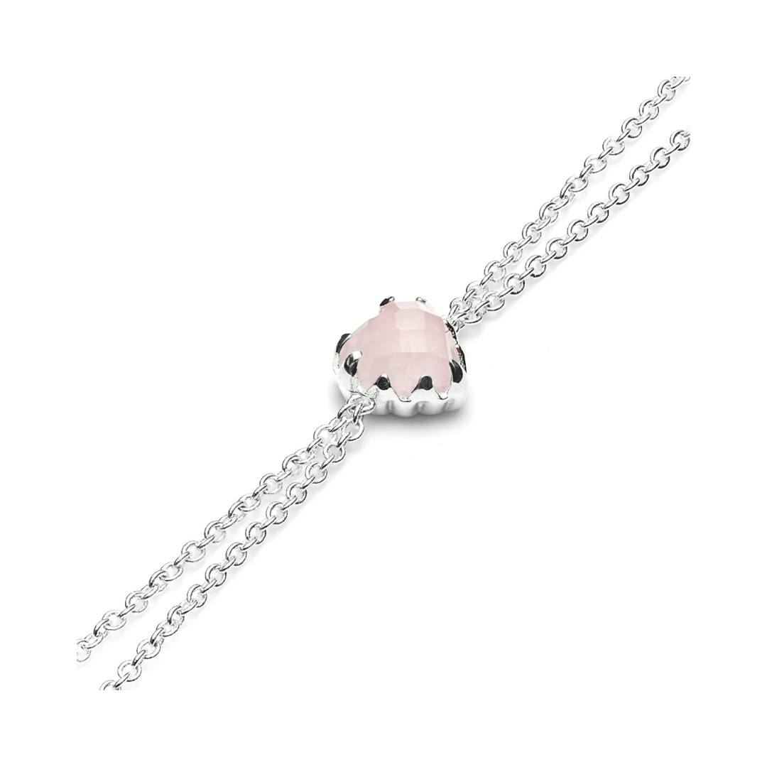 Love Claw Bracelet Rose Quartz
