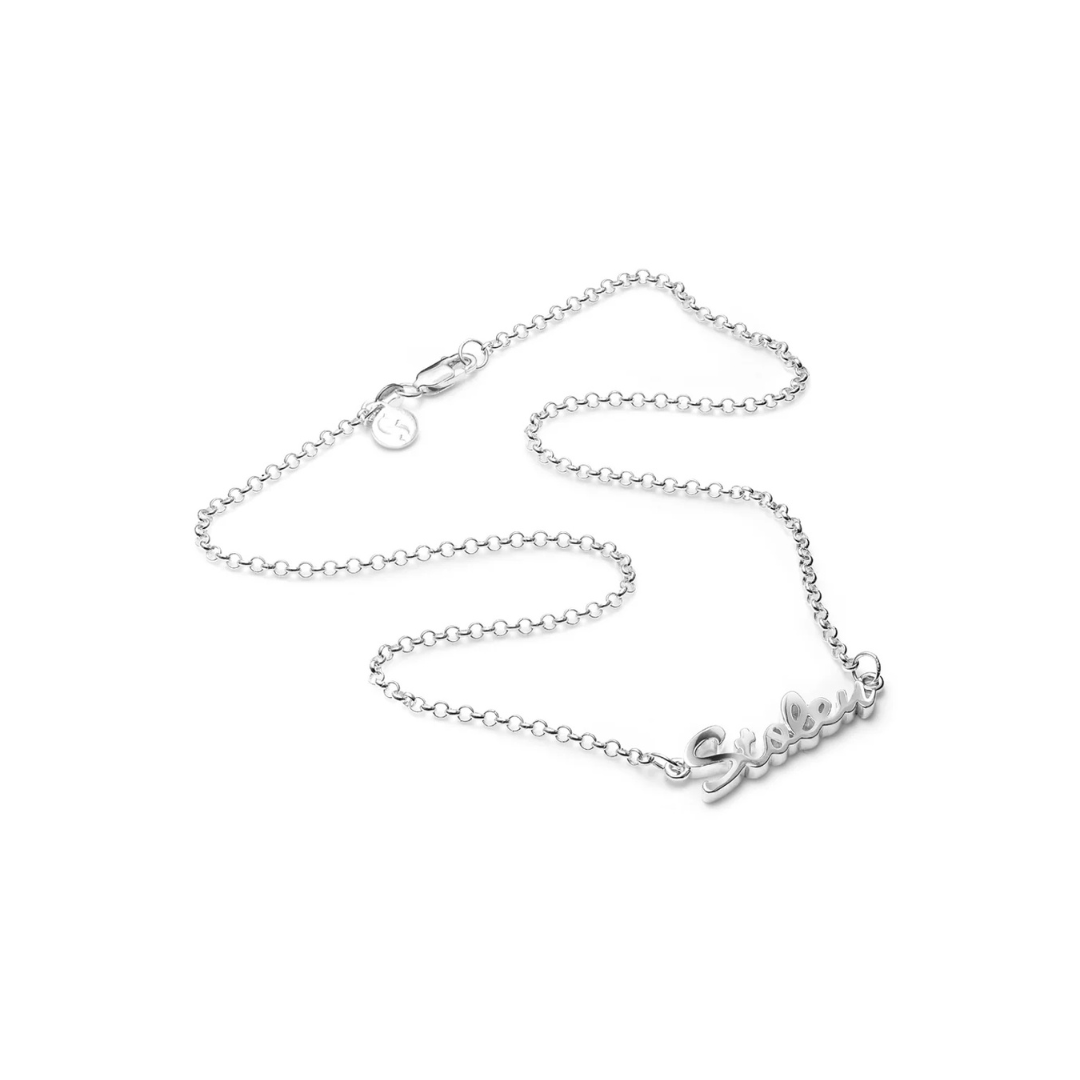 Stolen Script Necklace