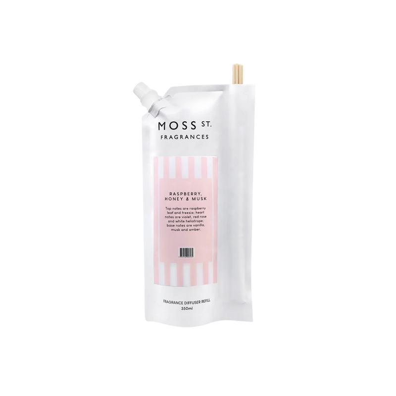 Diffuser Refill 350ml - Raspberry, honey and musk