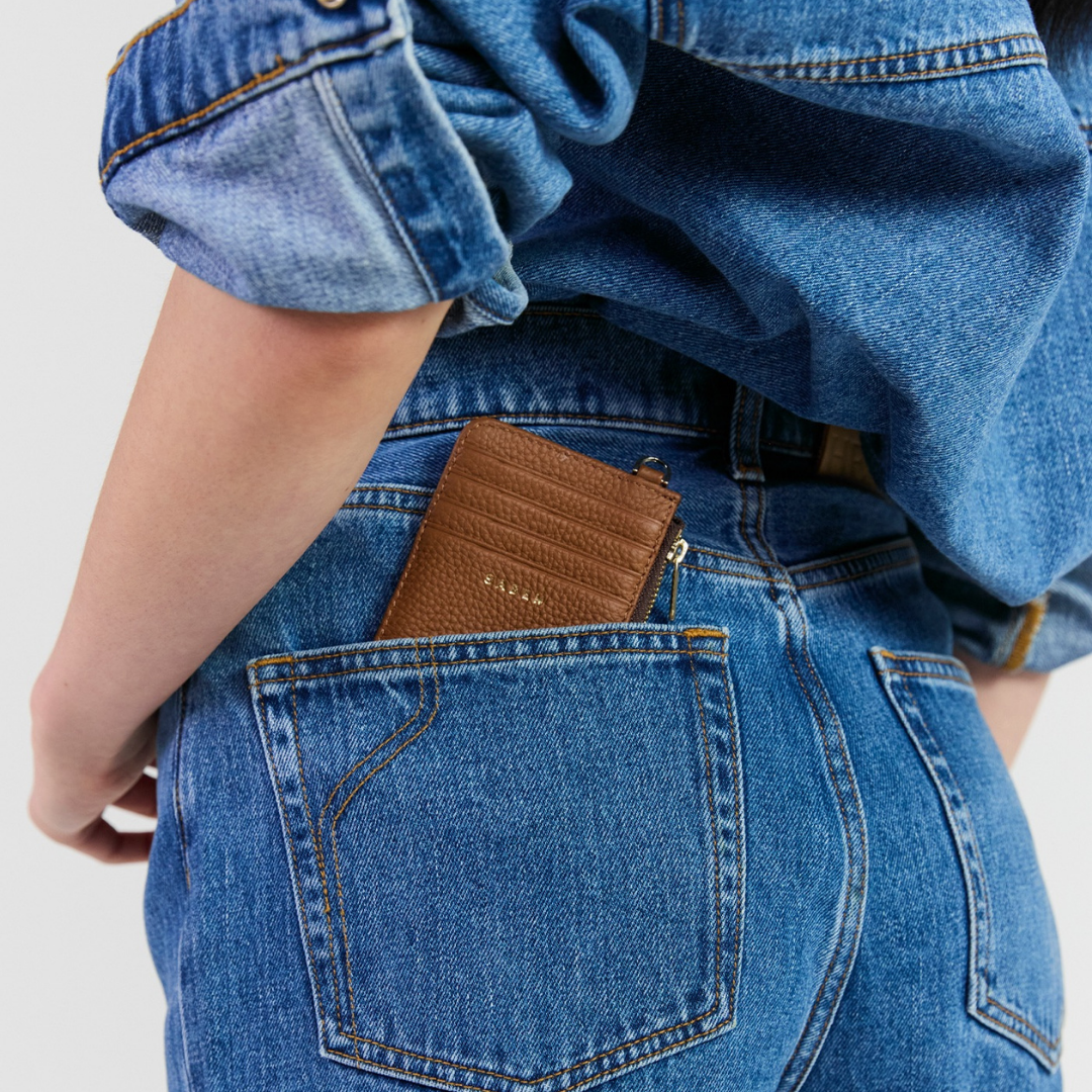 Winona Card Holder - Tan