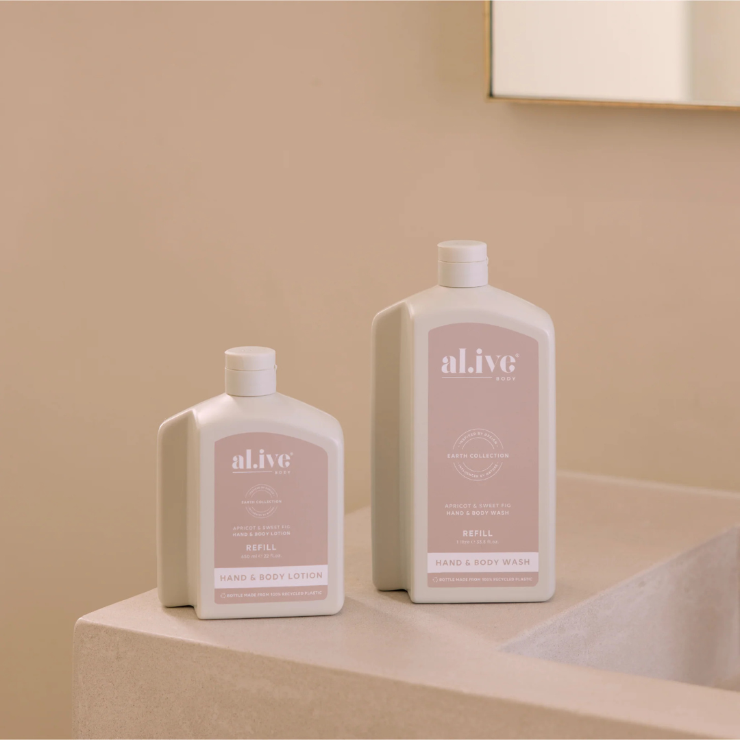 650ml Lotion Refill - Apricot & Sweet Fig