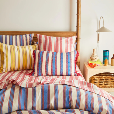 Selene Woven Cushion - Azure Feather Insert Item