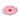 Large Flower Plate - Pink with Red Centre