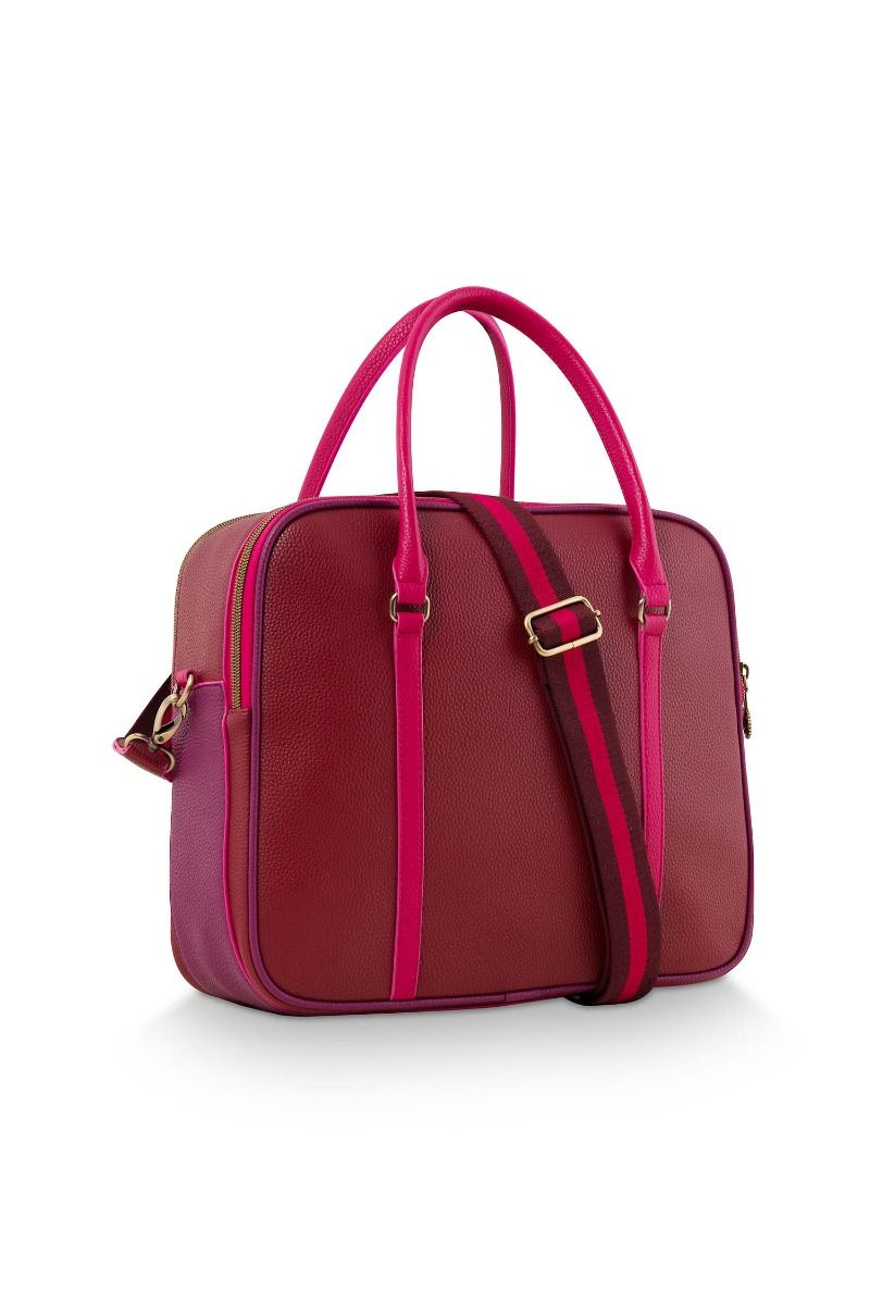 Felice Handbag Large Red 33.5x11x28cm