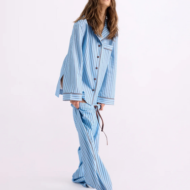 Sleep Pant - Iced Chocolate Stripes